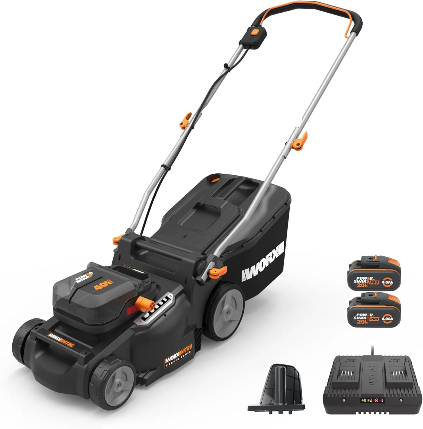 1-503-1-1.webp WORX Nitro 40V 16″ Cordless Lawn Mowers w/Brushless Motor 2.0 & Intellicut. - Image 1