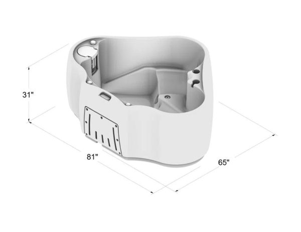 Premium AR300 2-Person 20-Jet Oval Plug & Play Hot Tub with Ozonator, Powered by Jacuzzi Pumps - Image 8