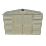 DuraMax 10.5ft x 2.75ft SidePro Vinyl Shed with Foundation Kit - Image 7
