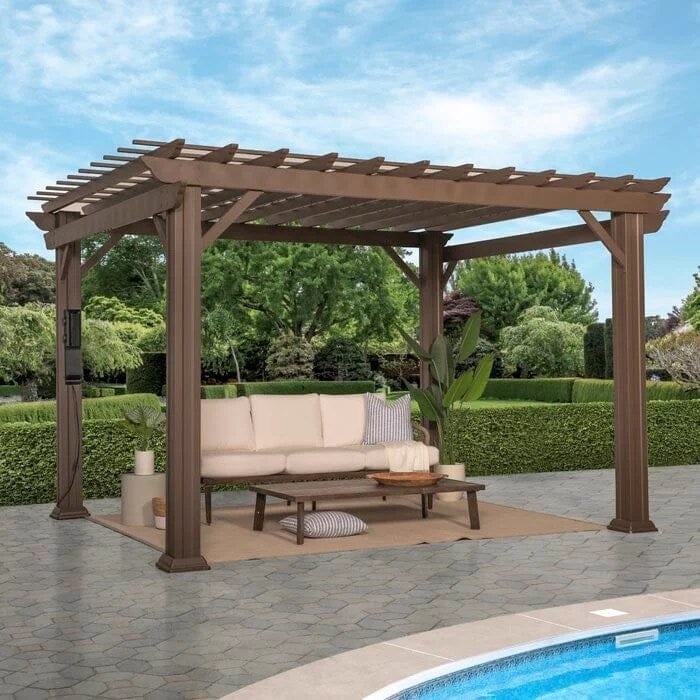 img-676.jpg Backyard Discovery 12 ft. x 10 ft. Steel Traditional Pergola - Image 1